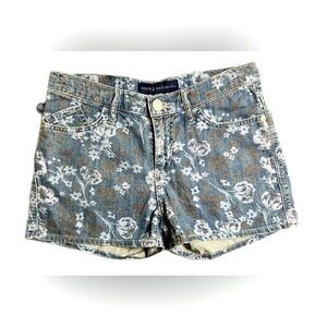 Rock & Republic Lolita denim shorts. Floral pattern, front and back pock…​